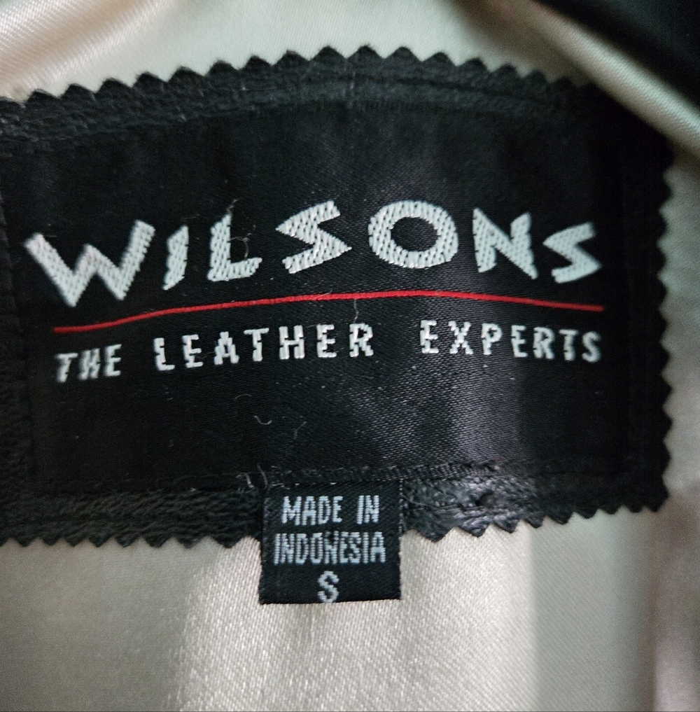 Vintage 80's Wilsons Leather Vest - Picture 2 of 4